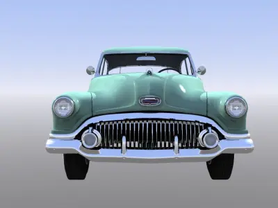 1951 Buick Super 3D model