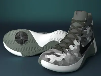 Nike Hyperdunk 2015 3D model