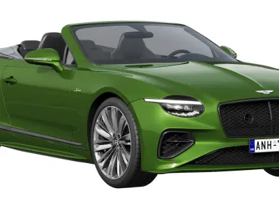 Bentley Continental GTC Speed 2025 3D model