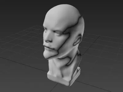 Bust of Lenin Free 3D model