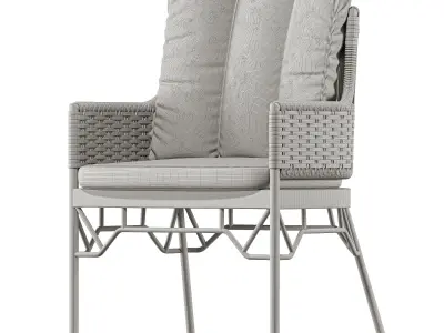 sette garden raven chair 3D model