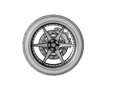 Toyota Wheel 3D model