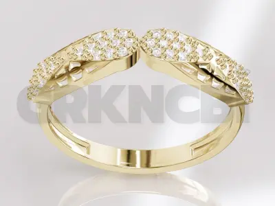 Jewelry Diamond Ring Model RG106 Free 3D print model