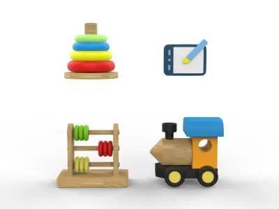 KIDS  TOYS 3D model 3D model