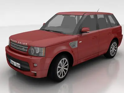 Range Rover Sport Low-poly 3D model