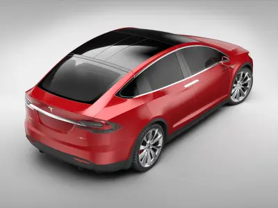 Tesla Model X 2017 3D model
