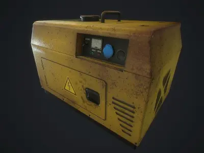 Generator v2 pbr Low-poly 3D model
