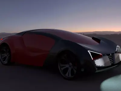 Xyra Concept Car - Exterior Only 3D model