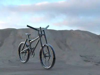 Bicycle mountain bike Distance 3D model