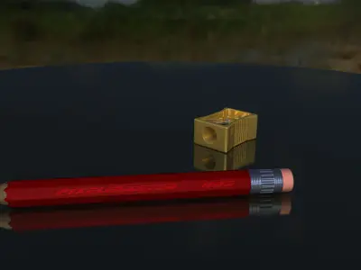 Pencil - sharpener Free 3D model