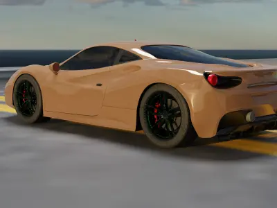 Ferrari 488 GTB  3D model
