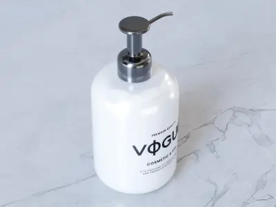 Premium Pumping Bottle 3D model