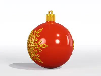 Christmas Ball Set 3D model