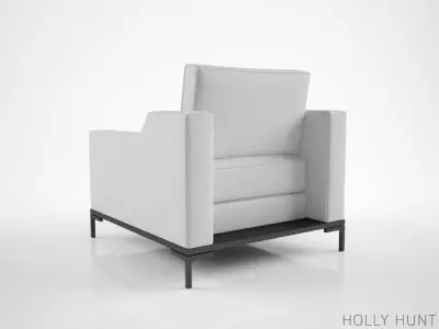 Holly Hunt Guild lounge chair 3D model