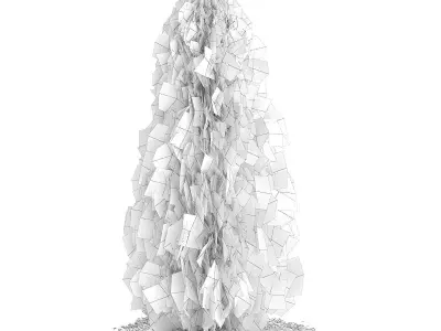 Thuja Thuja koraiensis 3D model