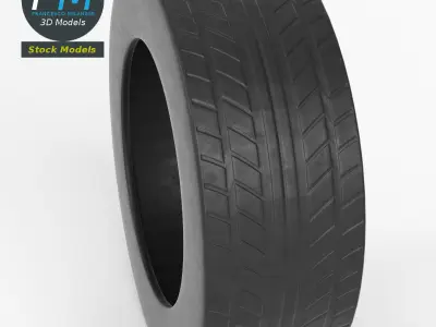 Generic Car Tire 3D model by francescomilanese