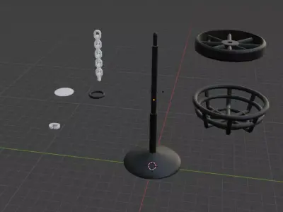 Discgolf Basket 3D print model