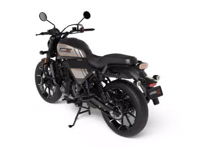 Harley Davidson X440 - Matte Black - Game Ready 3D Model Low-poly 3D model