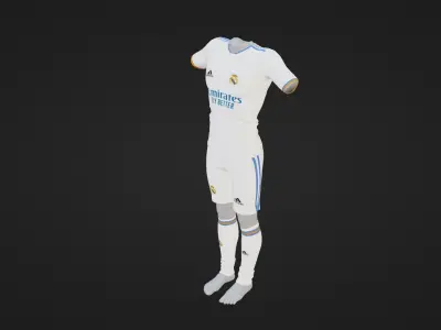 Real Madrid Sportwear Low-poly 3D model