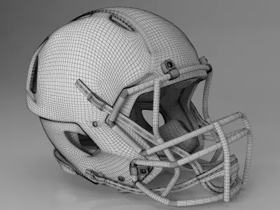 Helmet NFL Casco sport pro 3D model