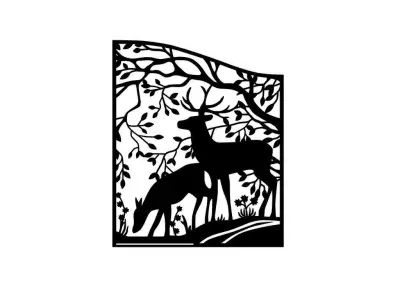 Design Pattern Panel Nature Wall Decor 3D print model