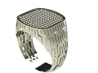 Men ring 3D print model