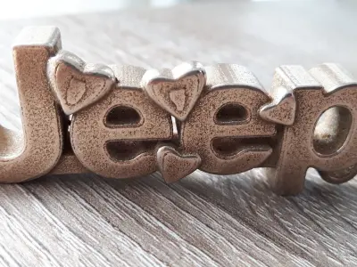 Jeep Keychain  3D print model