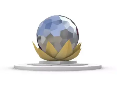 Abstract Sculpture 3D model 8