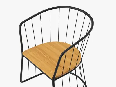 Outdoor chair 02 3D model