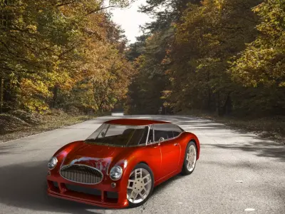 Austin 500 Hybrid AAA Low-poly 3D model