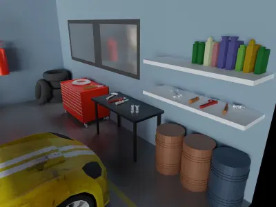 car service 3D model