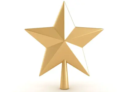 Tree Topper Star 3D model