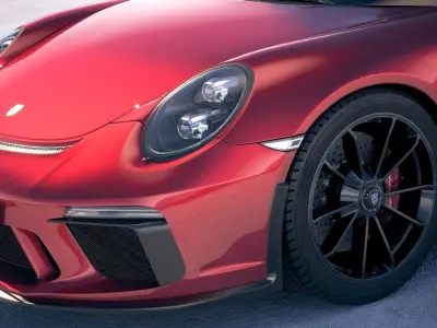  Porsche 911 GT3 2018 3D model