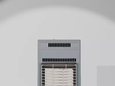Heating system boiler 3D model
