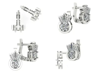 Earrings od81 3D print model