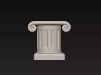 Greek Column Table 3D print model