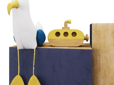 Kids Room Decoration 012 3D model
