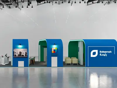 booth  3D model purchase