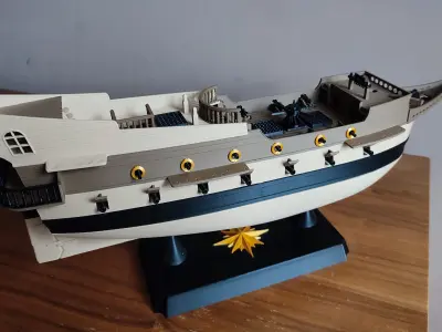 Galleon Model a Hobby and Unique Interior Decoration 3D print model