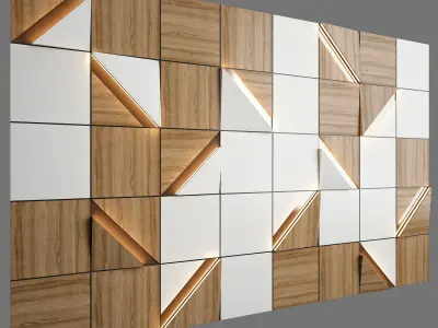Wall Panel 32 3D model