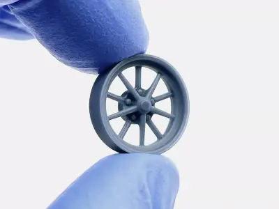 15x4 ET Gasser Wheel and Brake 3D print model