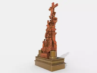 jesus candle holder 3D model