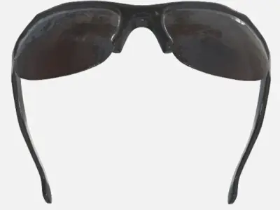 Black Sport Glasses 3D model