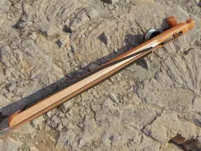 Speargun 3D models Low-poly 3D model