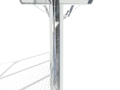 Low Poly Modular Fence 3 Low-poly 3D model