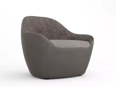 Bernhardt Becca Single Armchair 3D model