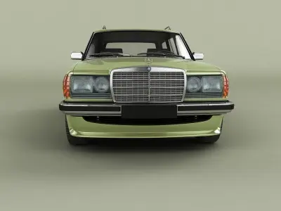 Mercedes-Benz W123 AMG WAgon 3D model