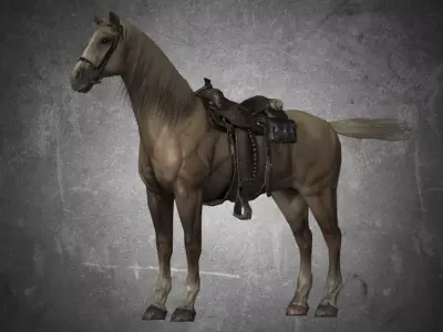Horse - D13 3D model