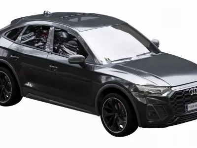 Audi-SQ-5 Sportback 3D Model 3D model