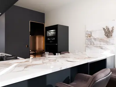 Full interior apartment  3D model